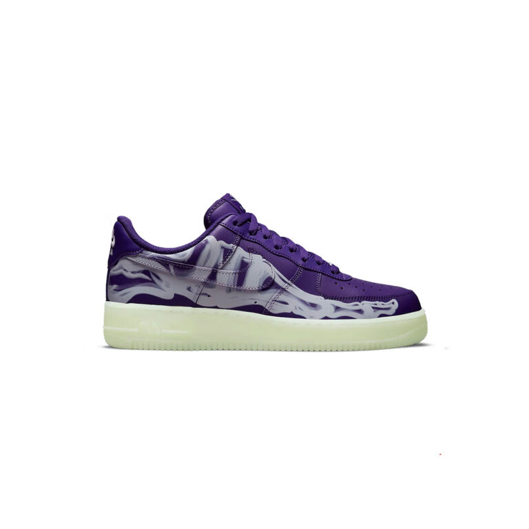 Nike Air Force 1 Low '07 QS Purple Skeleton Halloween (2021)