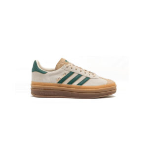 adidas Gazelle Bold Magic Beige Collegiate Green (W)