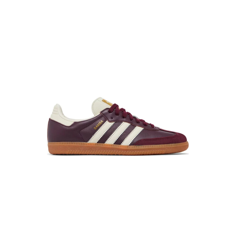 adidas Samba OG Maroon Gold Metallic (Women's)