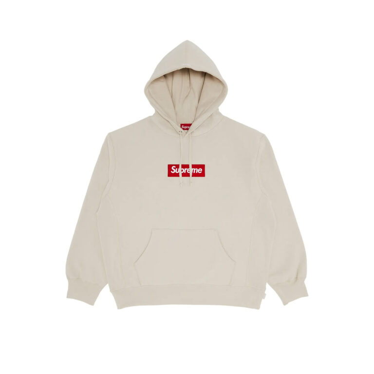 Supreme Box Logo Hooded Sweatshirt Sweatshirt (FW24) Stone