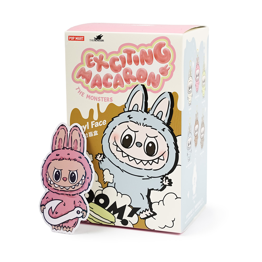 Pop Mart Labubu The Monsters Tasty Macarons Vinyl Plush Single