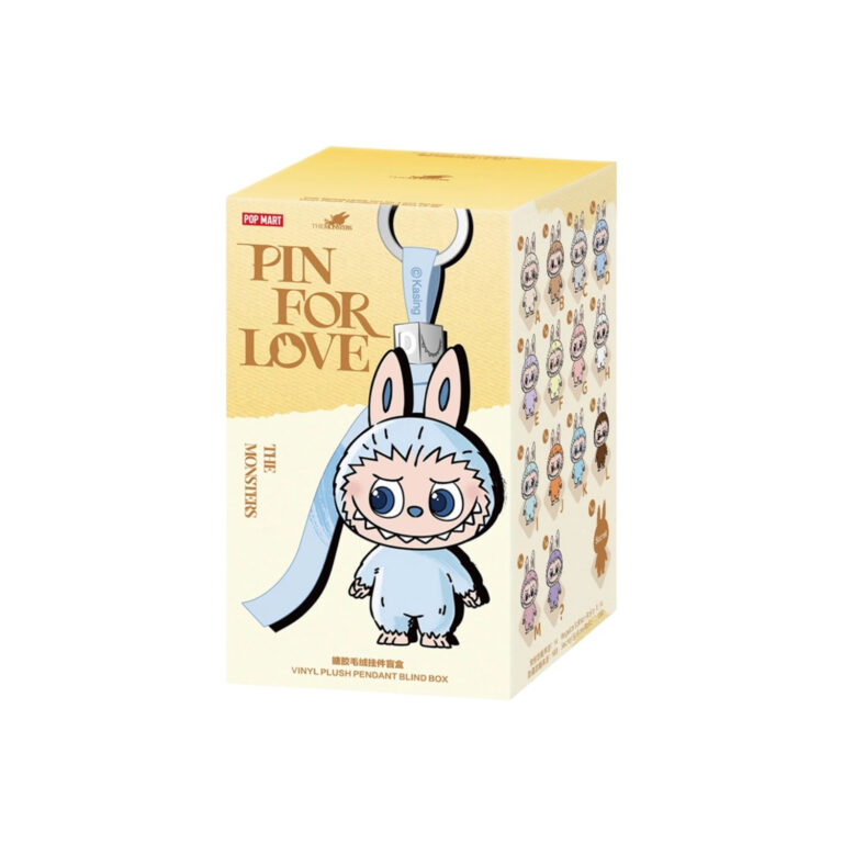 Pop Mart Labubu The Monsters Pin for Love Series Vinyl Plush Pendant (A-M) Single Blind Box