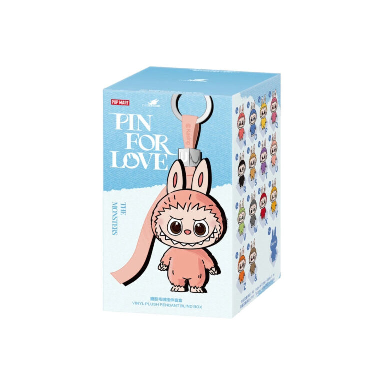 Pop Mart Labubu The Monsters Pin for Love Series Vinyl Plush Pendant (N-Z) Single Blind Box