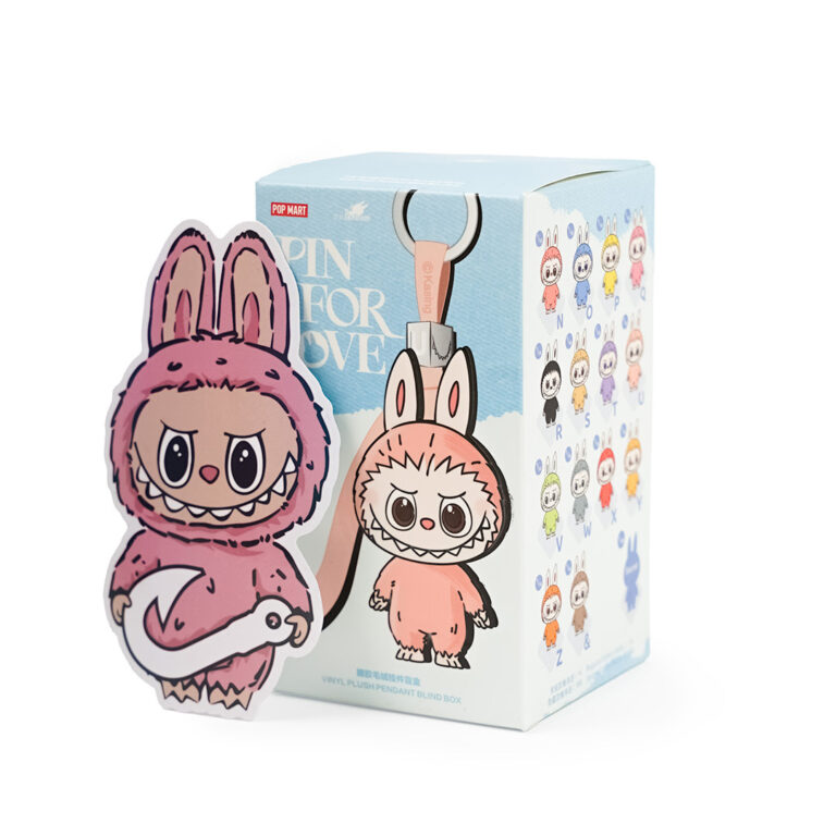 Pop Mart Labubu The Monsters Pin for Love Series Vinyl Plush Pendant (N-Z) Single Blind Box