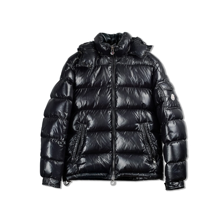 Moncler Maya Hooded Down Jacket Black (3)