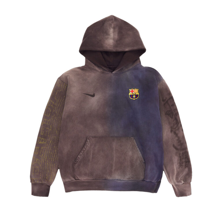 Travis Scott x Nike x FC Barcelona Split-Dye Crest Hoodie Multicolor