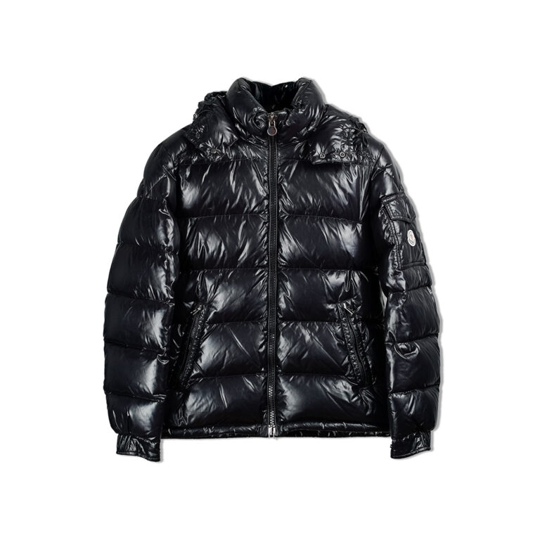 Moncler Maya Hooded Down Jacket Black (1)