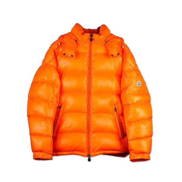 Moncler Maya Hooded Down Jacket Orange (4)