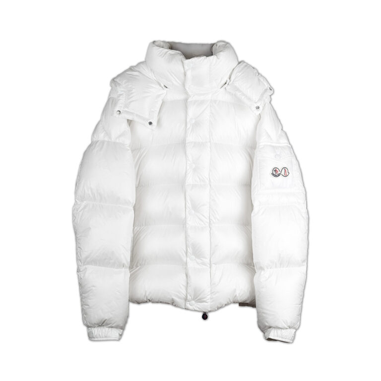 Moncler Maya 70th Anniversary Hooded Down Jacket White (5)