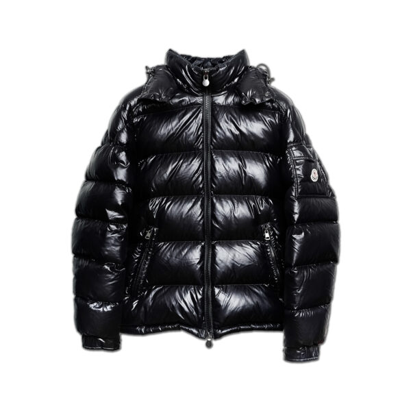 Moncler Maya Hooded Down Jacket Black (4)