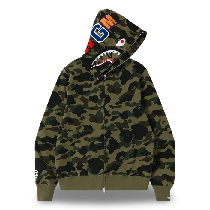 BAPE 1st Camo Shark Full Zip Hoodie