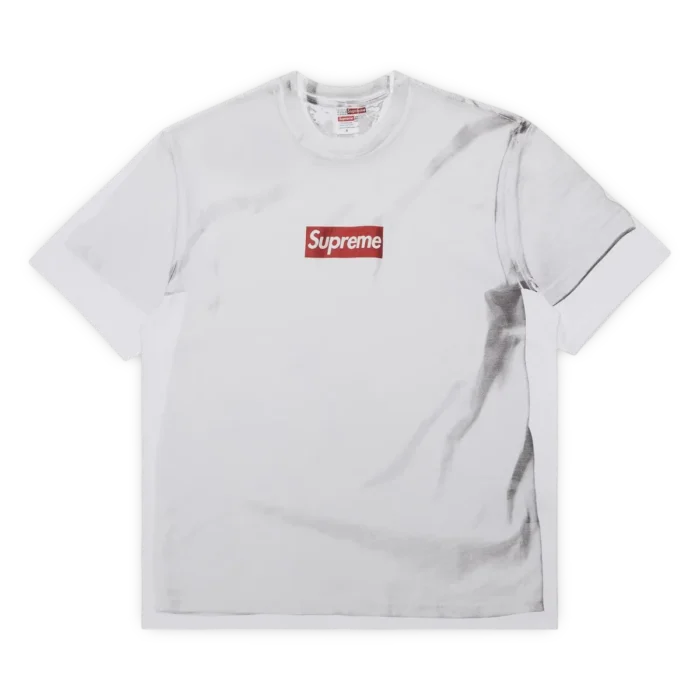 Supreme MM6 Maison Margiela Box Logo Tee White