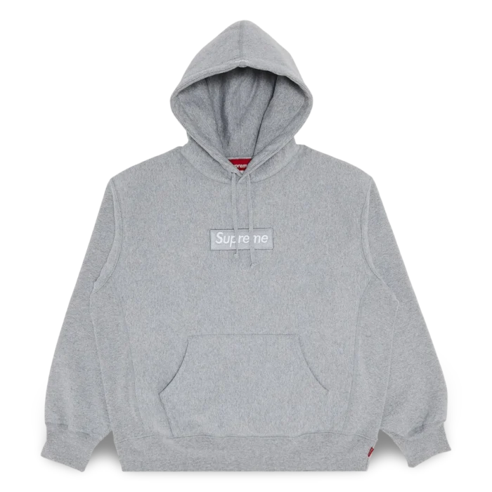 Supreme Box Logo Hooded Sweatshirt Sweatshirt (FW24) Heather Grey