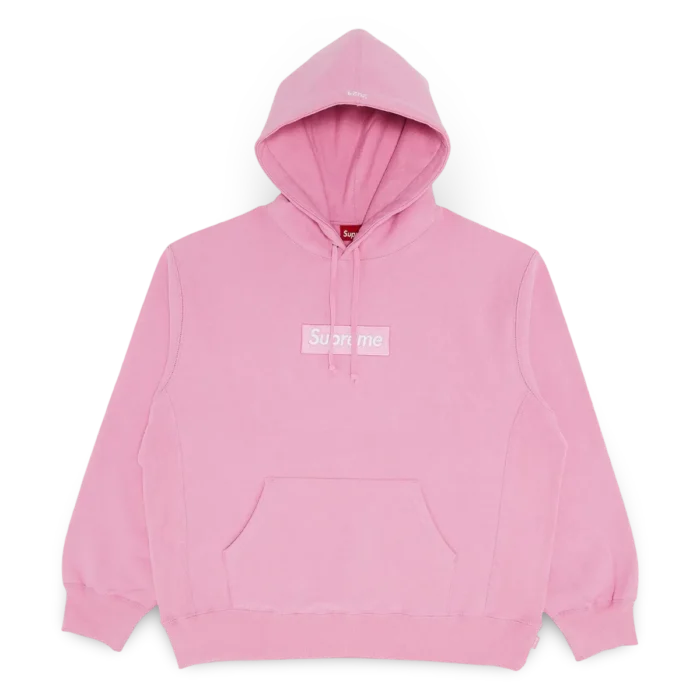 Supreme Box Logo Hooded Sweatshirt Sweatshirt (FW24) Pink
