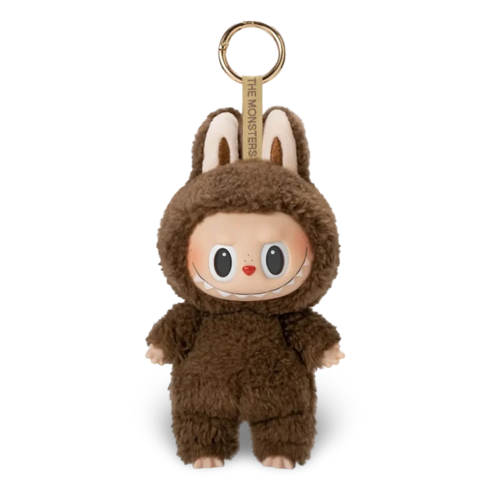 Pop Mart Labubu The Monsters Tasty Macarons Chestnut Cocoa Vinyl Plush Pendant