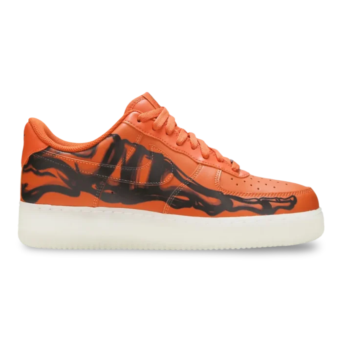Nike Air Force 1 Low Orange Skeleton Halloween (2020)