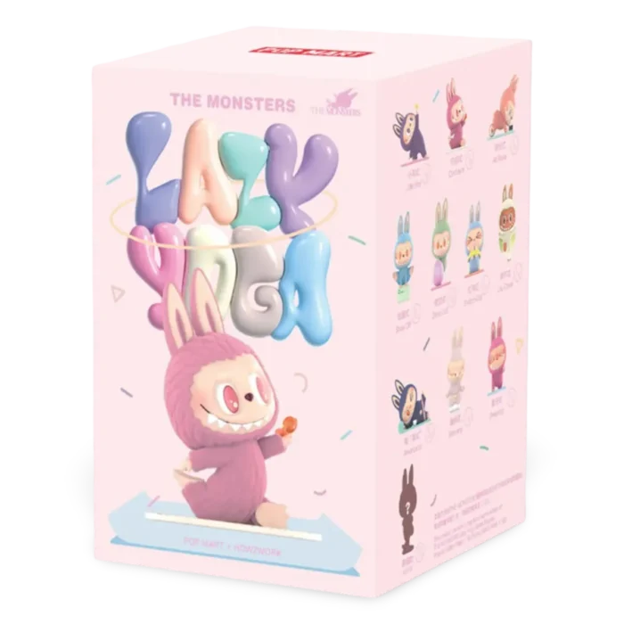 Pop Mart Labubu The Monsters Lazy Yoga Series Figures Single Blind Box