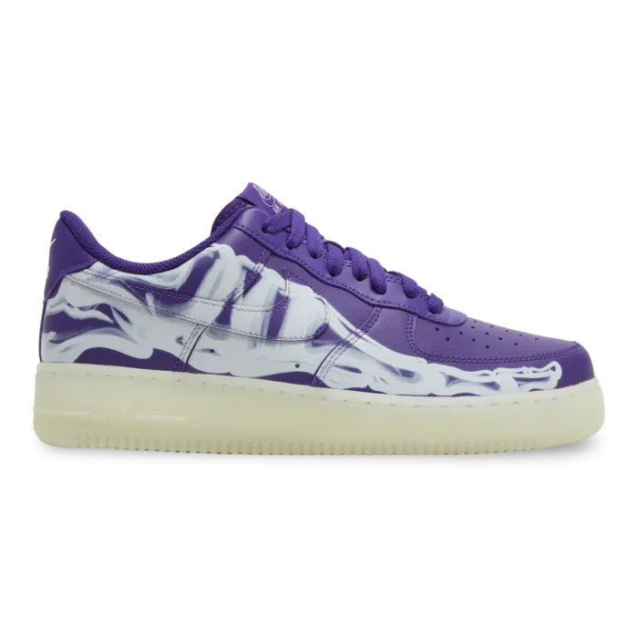 Nike Air Force 1 Low '07 QS Purple Skeleton Halloween (2021)
