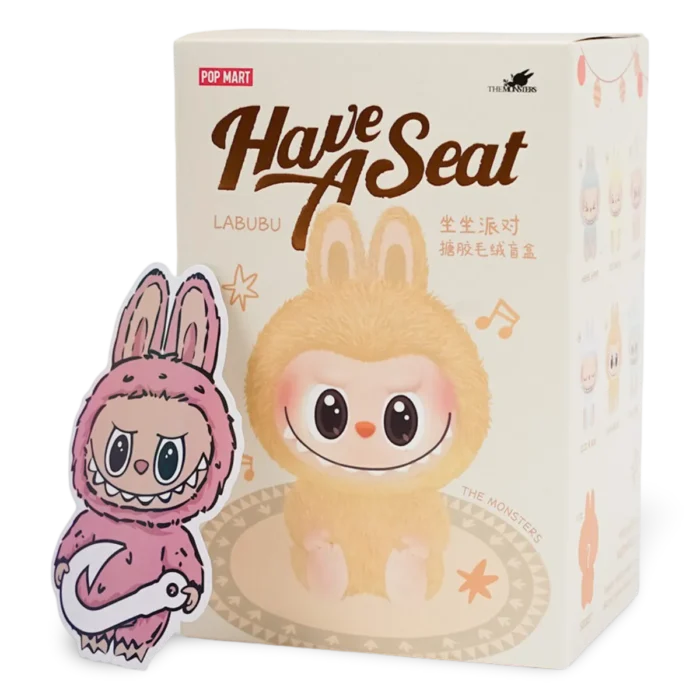 Pop Mart Labubu The Monsters Have a Seat Vinyl Plush Single Blind Box