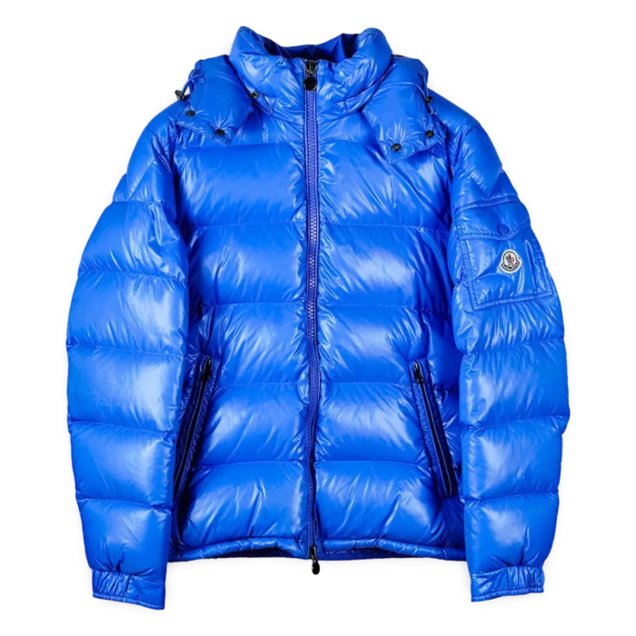 Moncler Maya Hooded Down Jacket Sky Blue (3)