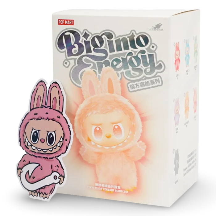 Pop Mart Labubu The Monsters Big into Energy Series Vinyl Plush Pendant Sealed Case