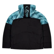 Trapstar Hyperdrive Hooded Puffer – Black Blue 2