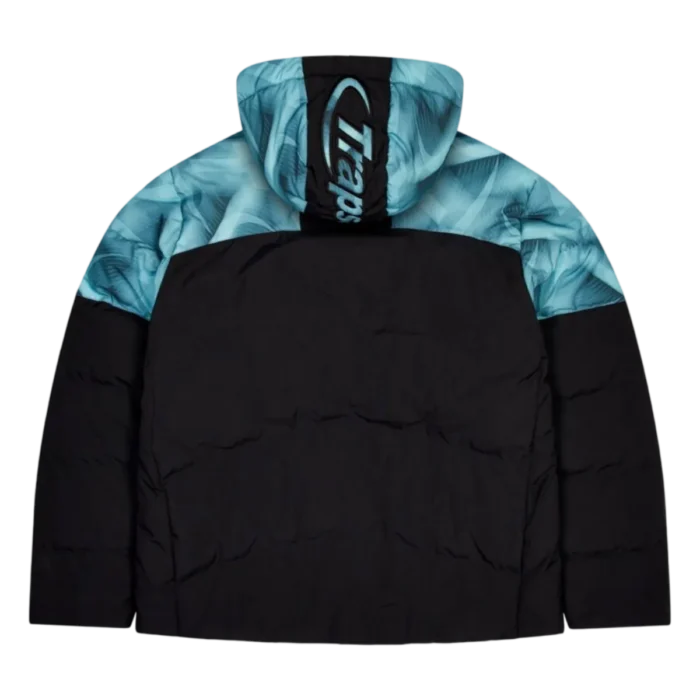 Trapstar Hyperdrive Hooded Puffer – Black Blue 2 Trapstar Hyperdrive Hooded Puffer – Black Blue 2