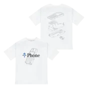 Trapstar T Phone Tee – White 1