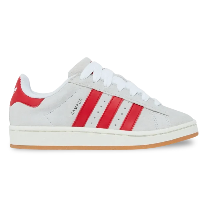 adidas Campus 00s Crystal White Better Scarlet (Women's)