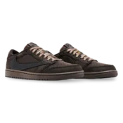 aj1 low og travis scott velvet brown 6