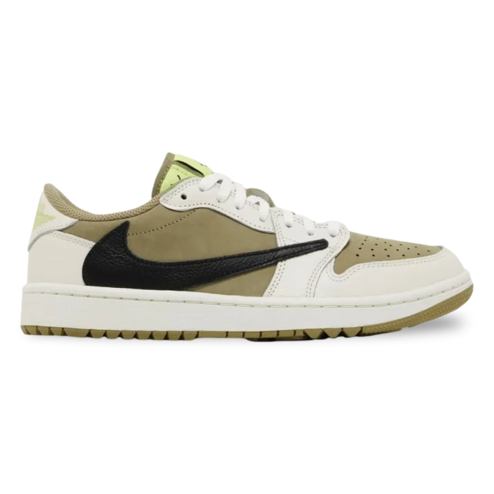 Air Jordan 1 Retro Low Golf Travis Scott Neutral Olive