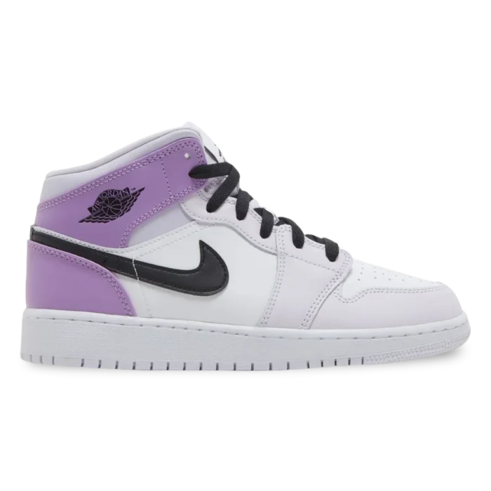 Jordan 1 Mid Barely Grape (GS)
