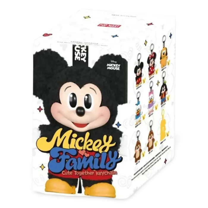Pop Mart Disney Mickey Family Together Series Plush Keychain Single Blind Box