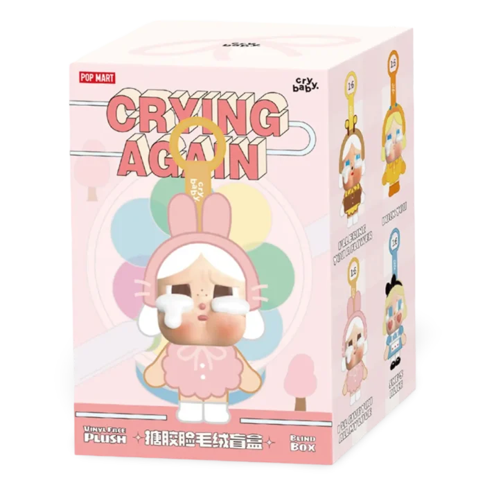 Pop Mart CryBaby Crying Again Series Vinyl Face Plush Single Blind Box