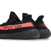 yzy boost 350 v2 black red 3