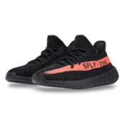 yzy boost 350 v2 black red 5