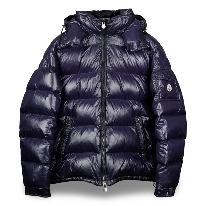 Moncler Maya Hooded Down Jacket Navy (5)