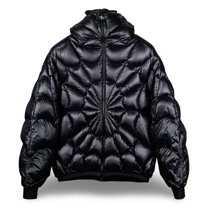 Moncler Violier Spider-Man Short Down Jacket Black (2)