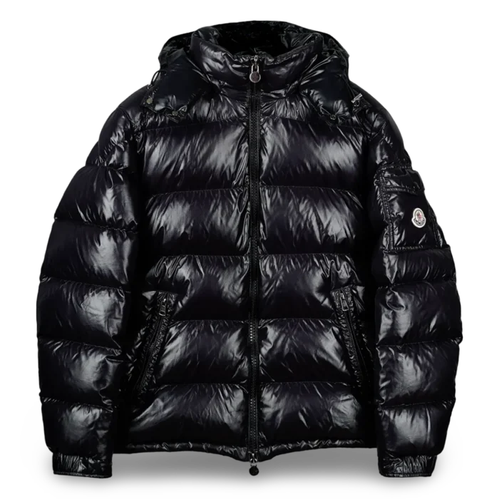 Moncler Maya Hooded Down Jacket Black (4)