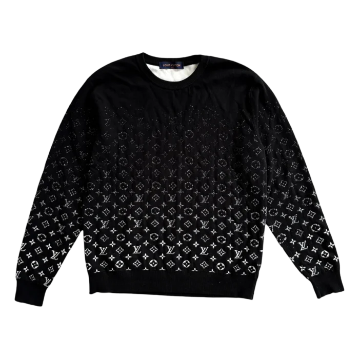 Louis Vuitton LVSE Monogram Degrade Crewneck Black/White