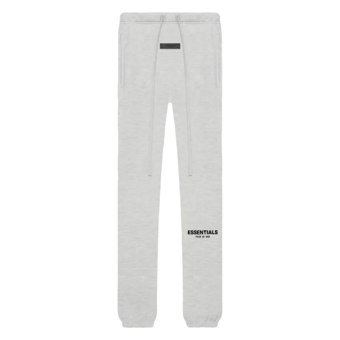 Fear-Of-God-Essentials-Light-Heather-Oatmeal-Sweatpants-_SS22_-Crepslocker-Front Fear-Of-God-Essentials-Light-Heather-Oatmeal-Sweatpants-_SS22_-Crepslocker-Front